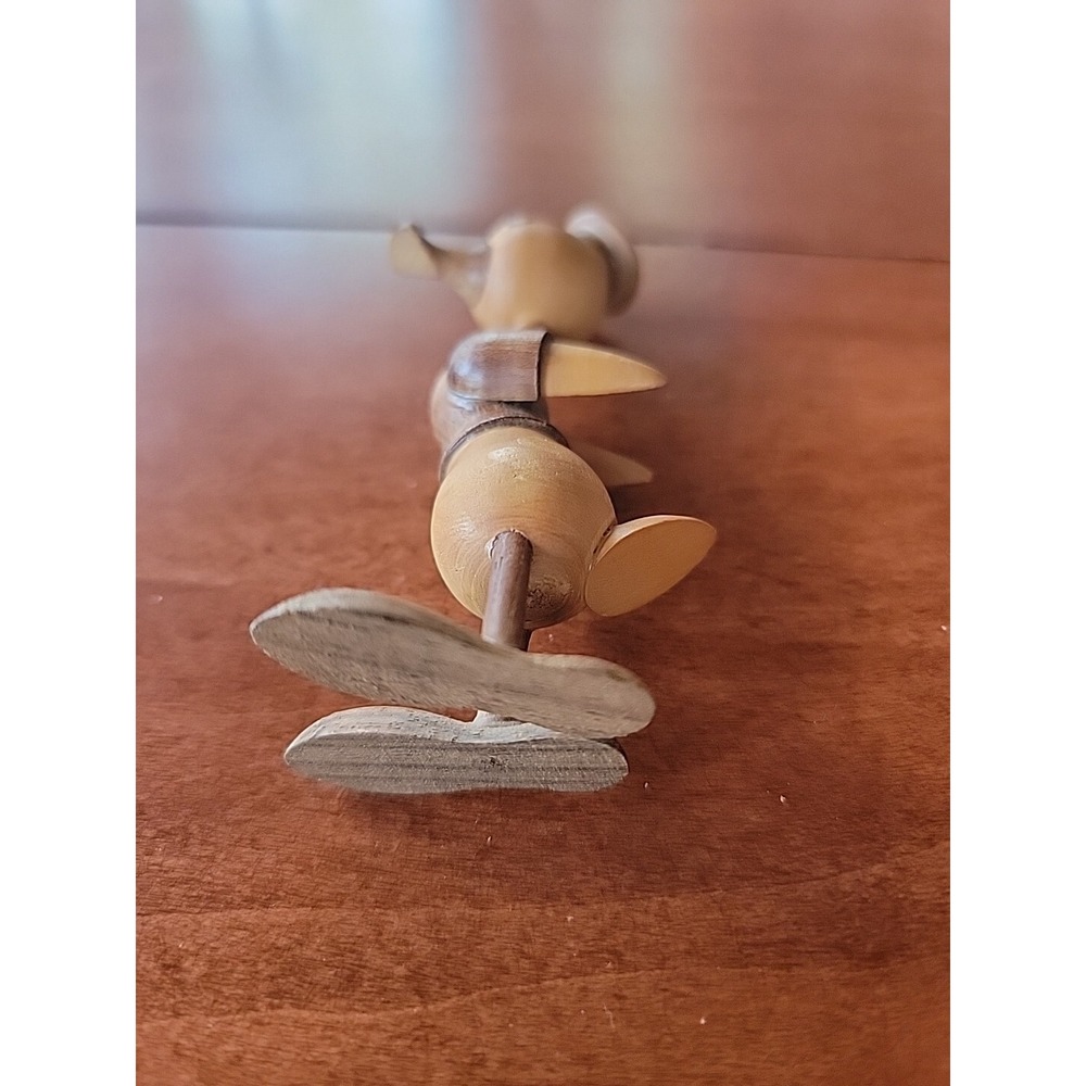 Vintage Vila Carved MCM Wooden‎ Duck Made In Spain - Picture 4 of 5
